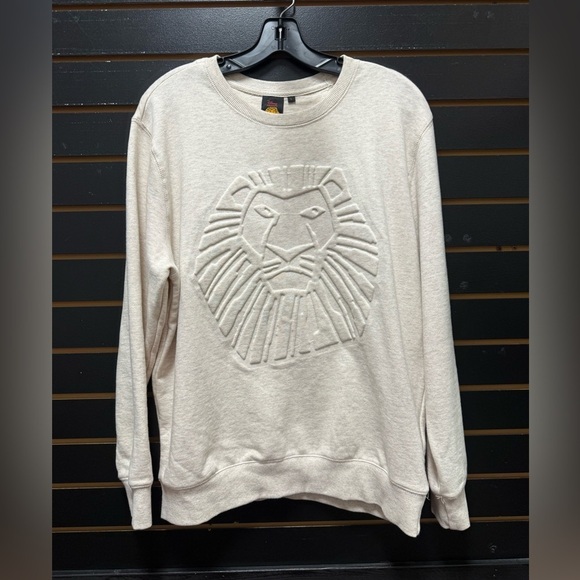 Disney Tops - Disney The Lion King Broadway Musical Embossed Crewneck Sweatshirt L